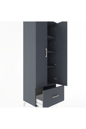 Hyperion Dolap 4 Raflı Tek Çekmeceli 2 Kapaklı 60x44x182 - S56M016V5B