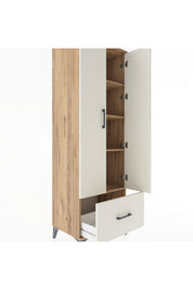 Hyperion Dolap 4 Raflı Tek Çekmeceli 2 Kapaklı 60x44x182 - S56M016V7B