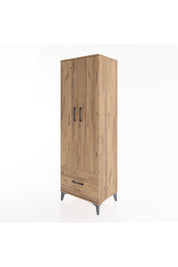 Hyperion Dolap 4 Raflı Tek Çekmeceli 2 Kapaklı 60x44x182 - S56M016V9B