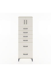 Hyperion Dolap Tek Raflı 6 Çekmeceli 2 Kapaklı 60x44x182 - S56M017V1B