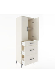 Hyperion Dolap 2 Raflı 3 Çekmeceli 2 Kapaklı 60x44x182 - S56M020V1B
