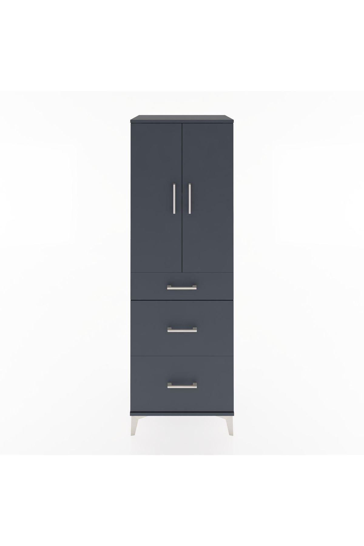Hyperion Dolap 2 Raflı 3 Çekmeceli 2 Kapaklı 60x44x182 - S56M020V5B