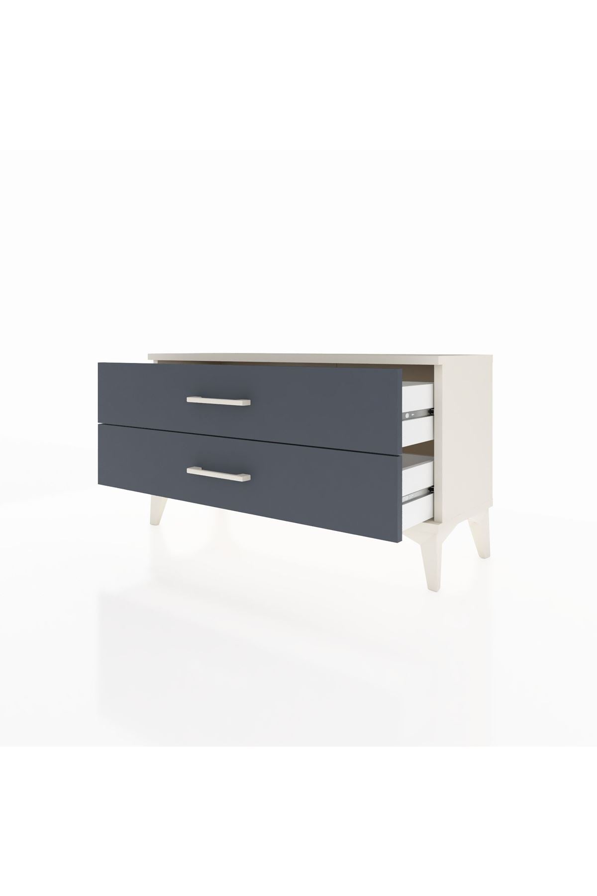 Arges Şifonyer 2 Çekmeceli 88x30x48 - S01M001V2A