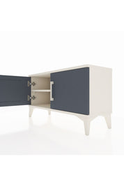 Arges Şifonyer Tek Raflı 2 Kapaklı 88x30x48 - S01M004V2A