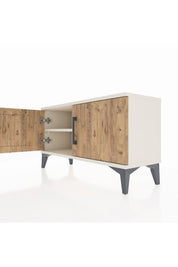 Arges Şifonyer Tek Raflı 2 Kapaklı 88x30x48 - S01M004V3A