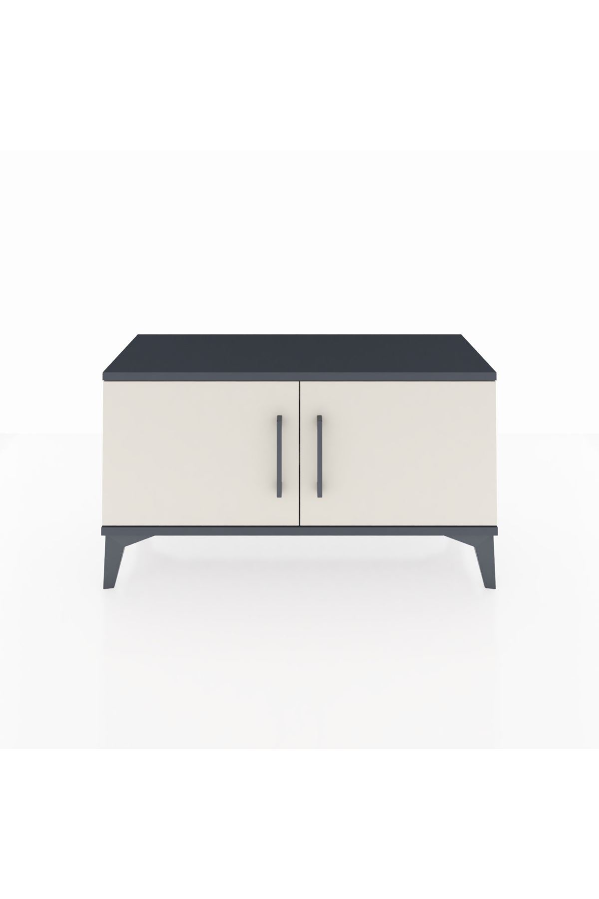 Arges Şifonyer Tek Raflı 2 Kapaklı 88x30x48 - S01M004V4A