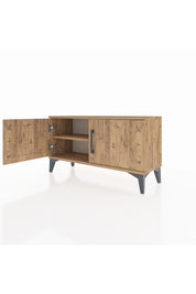 Arges Şifonyer Tek Raflı 2 Kapaklı 88x30x48 - S01M004V9A