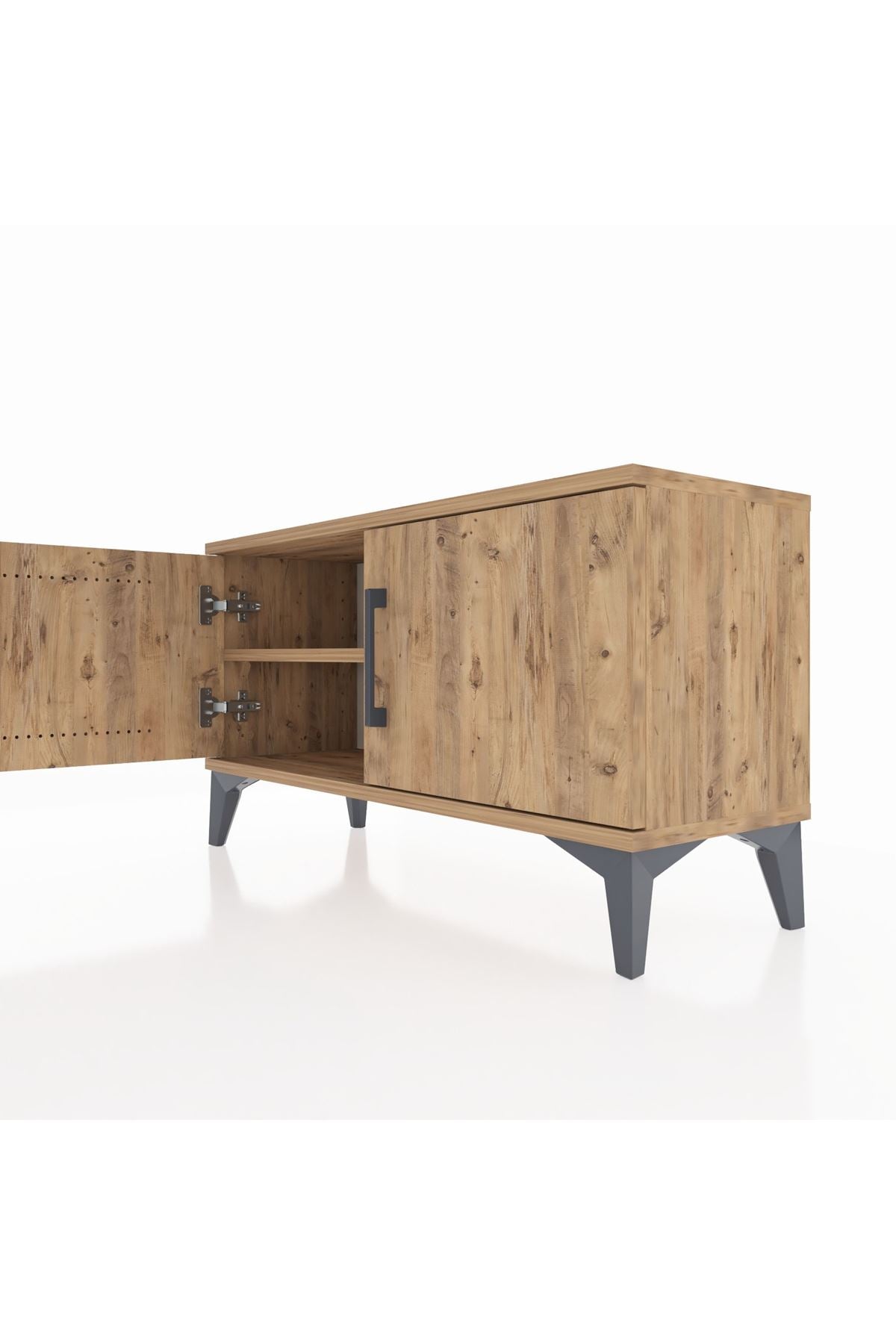 Arges Şifonyer Tek Raflı 2 Kapaklı 88x30x48 - S01M004V9A