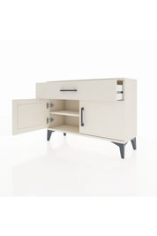 Arges Şifonyer Tek Raflı Tek Çekmeceli 2 Kapaklı 88x30x64 - S02M011V1A
