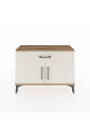 Arges Şifonyer Tek Raflı Tek Çekmeceli 2 Kapaklı 88x30x64 - S02M011V7A