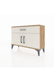Arges Şifonyer Tek Raflı Tek Çekmeceli 2 Kapaklı 88x30x64 - S02M011V7A
