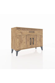 Arges Şifonyer Tek Raflı Tek Çekmeceli 2 Kapaklı 88x30x64 - S02M011V9A