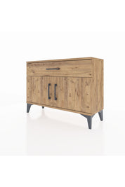 Arges Şifonyer Tek Raflı Tek Çekmeceli 2 Kapaklı 88x30x64 - S02M011V9A
