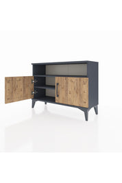 Arges Şifonyer 2 Raflı 2 Kapaklı 88x30x64 - S02M012V6A