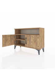 Arges Şifonyer 2 Raflı 2 Kapaklı 88x30x64 - S02M012V9A
