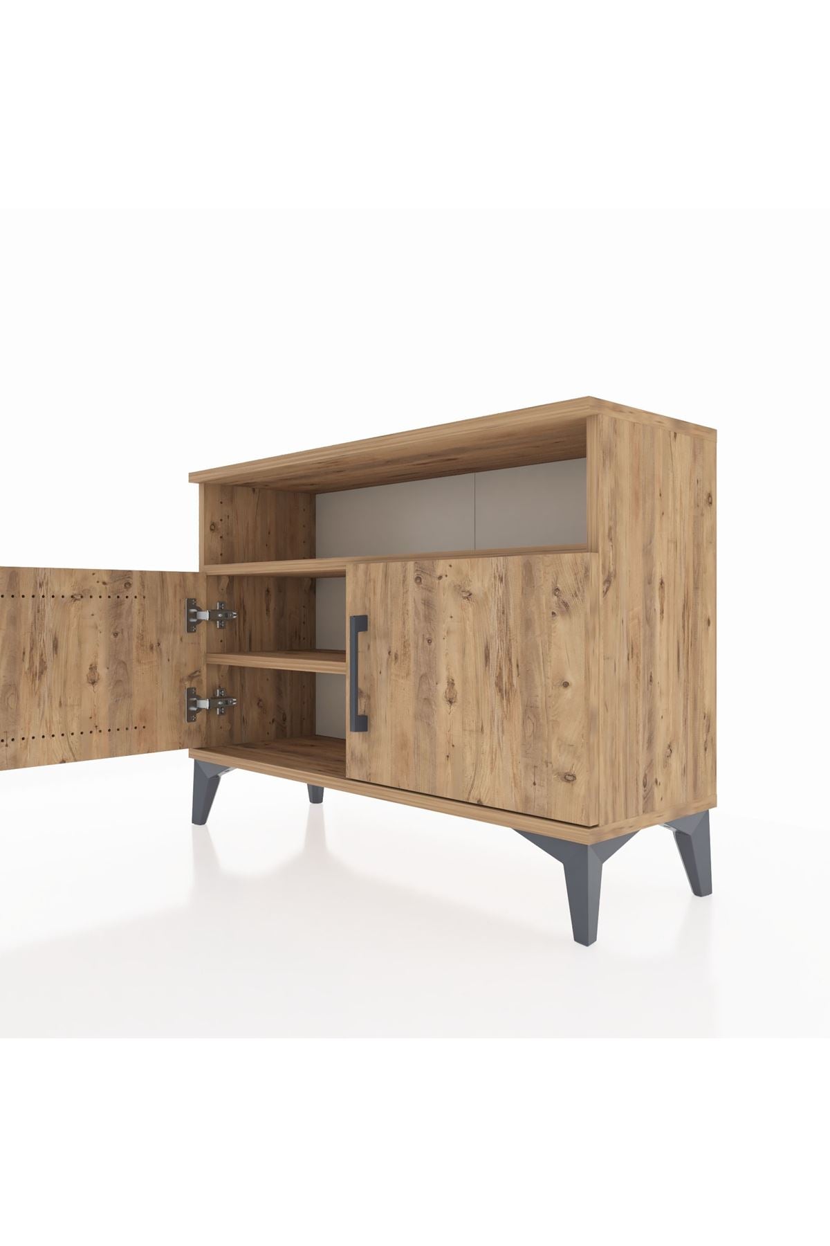 Arges Şifonyer 2 Raflı 2 Kapaklı 88x30x64 - S02M012V9A