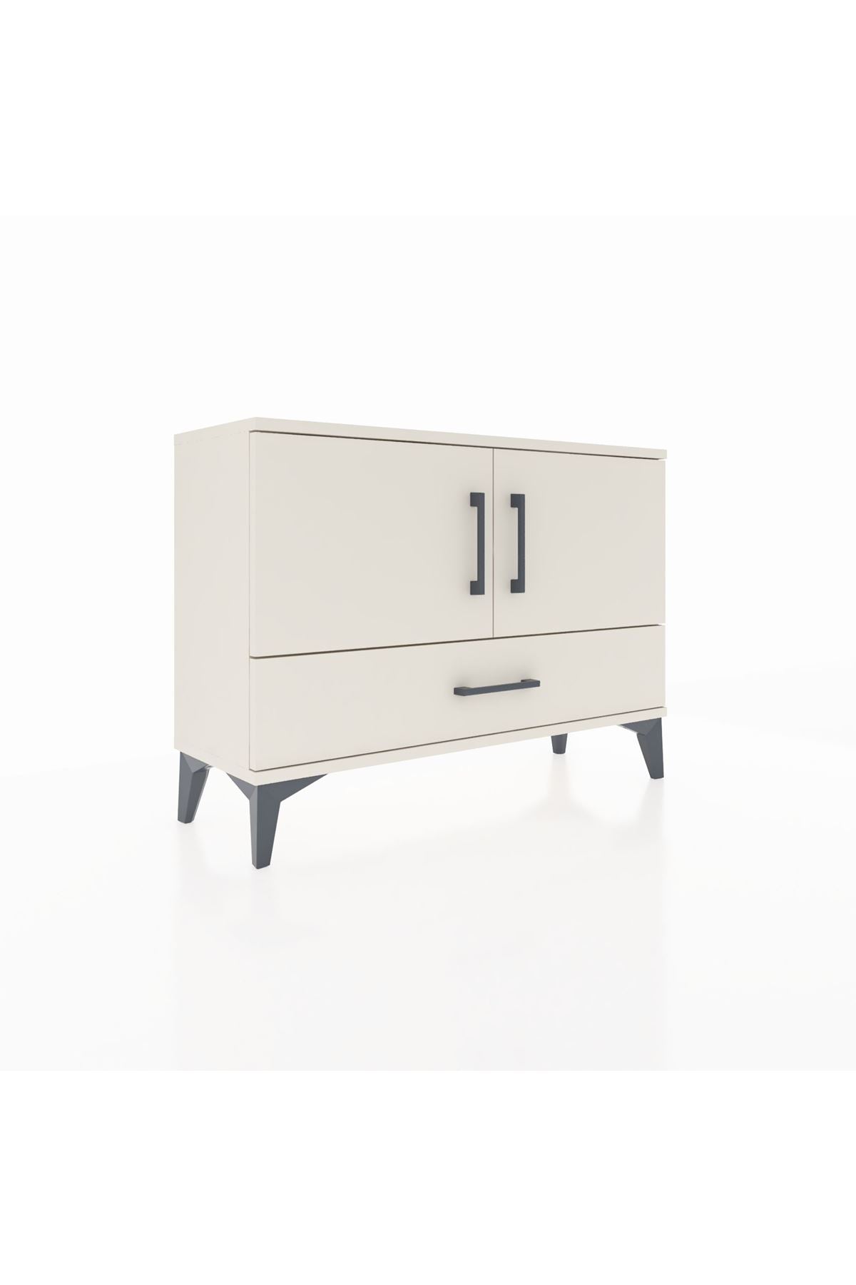 Arges Şifonyer 2 Raflı Tek Çekmeceli 2 Kapaklı 88x30x64 - S02M013V1A