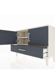Arges Şifonyer 2 Raflı Tek Çekmeceli 2 Kapaklı 88x30x64 - S02M013V2A