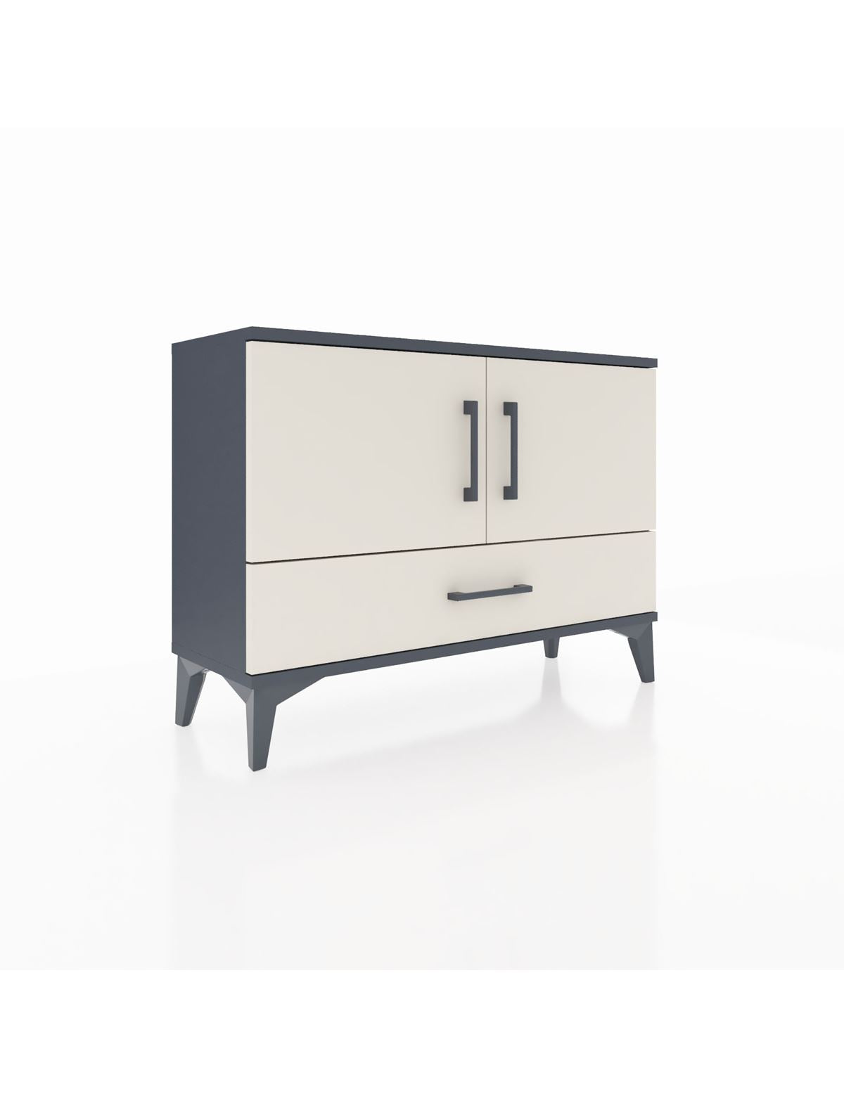 Arges Şifonyer 2 Raflı Tek Çekmeceli 2 Kapaklı 88x30x64 - S02M013V4A