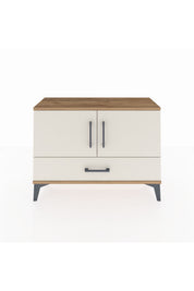 Arges Şifonyer 2 Raflı Tek Çekmeceli 2 Kapaklı 88x30x64 - S02M013V7A