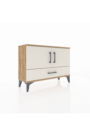 Arges Şifonyer 2 Raflı Tek Çekmeceli 2 Kapaklı 88x30x64 - S02M013V7A