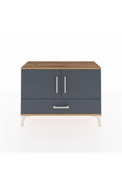 Arges Şifonyer 2 Raflı Tek Çekmeceli 2 Kapaklı 88x30x64 - S02M013V8A