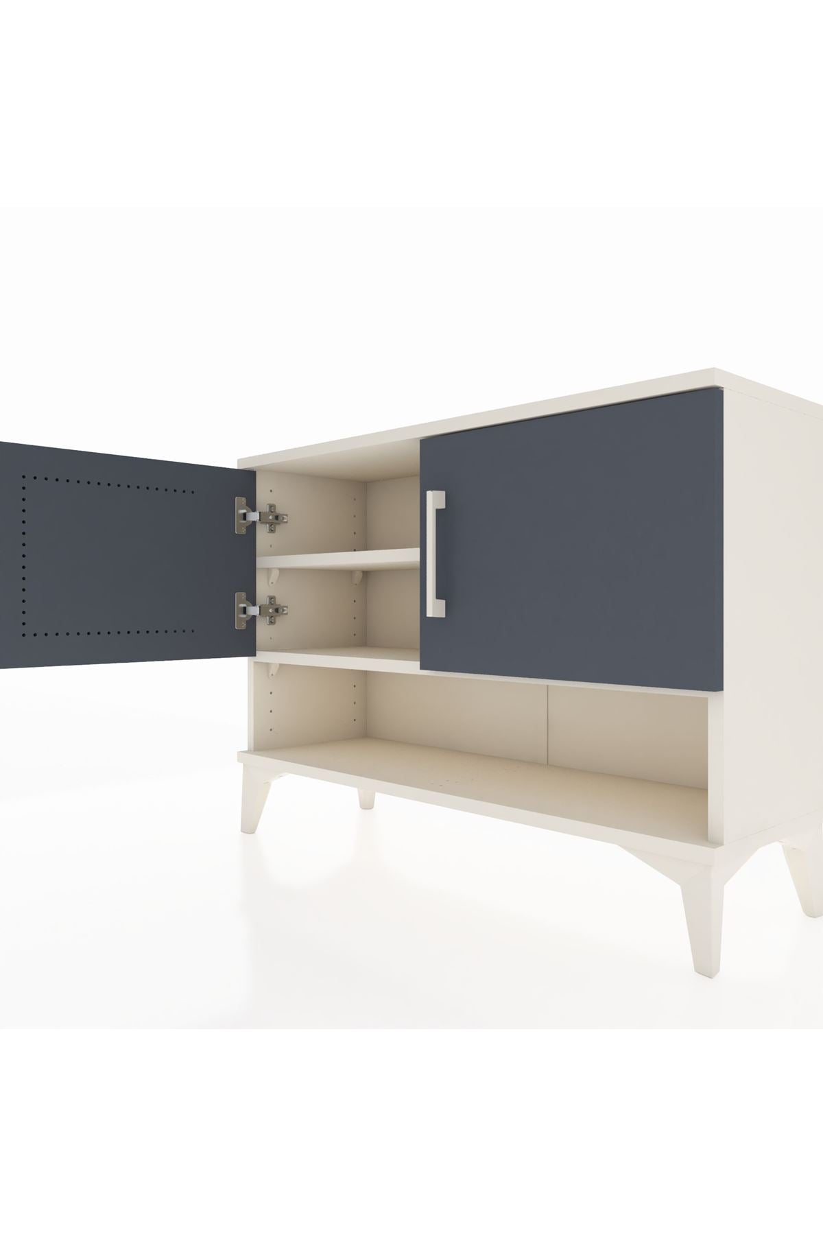 Arges Şifonyer 2 Raflı 2 Kapaklı 88x30x64 - S02M014V2A