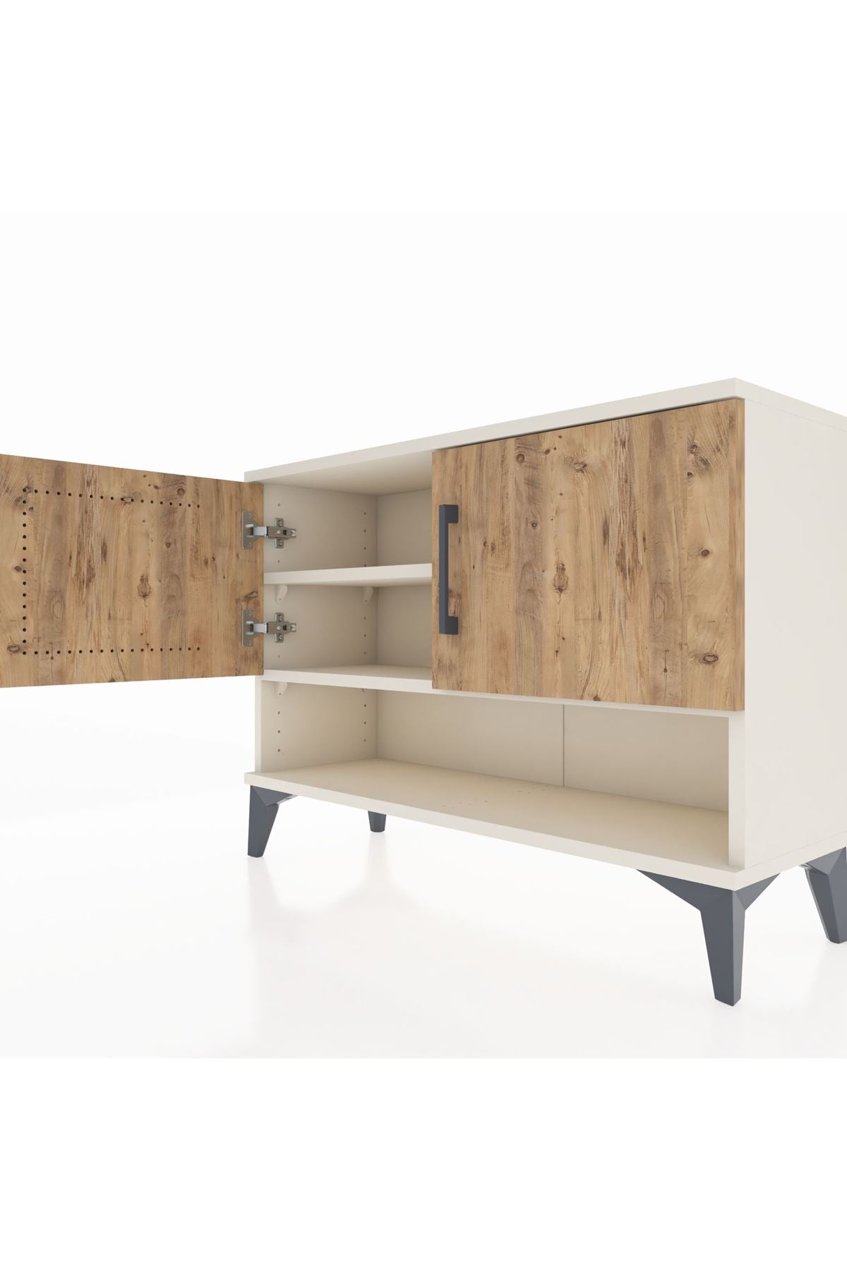 Arges Şifonyer 2 Raflı 2 Kapaklı 88x30x64 - S02M014V3A