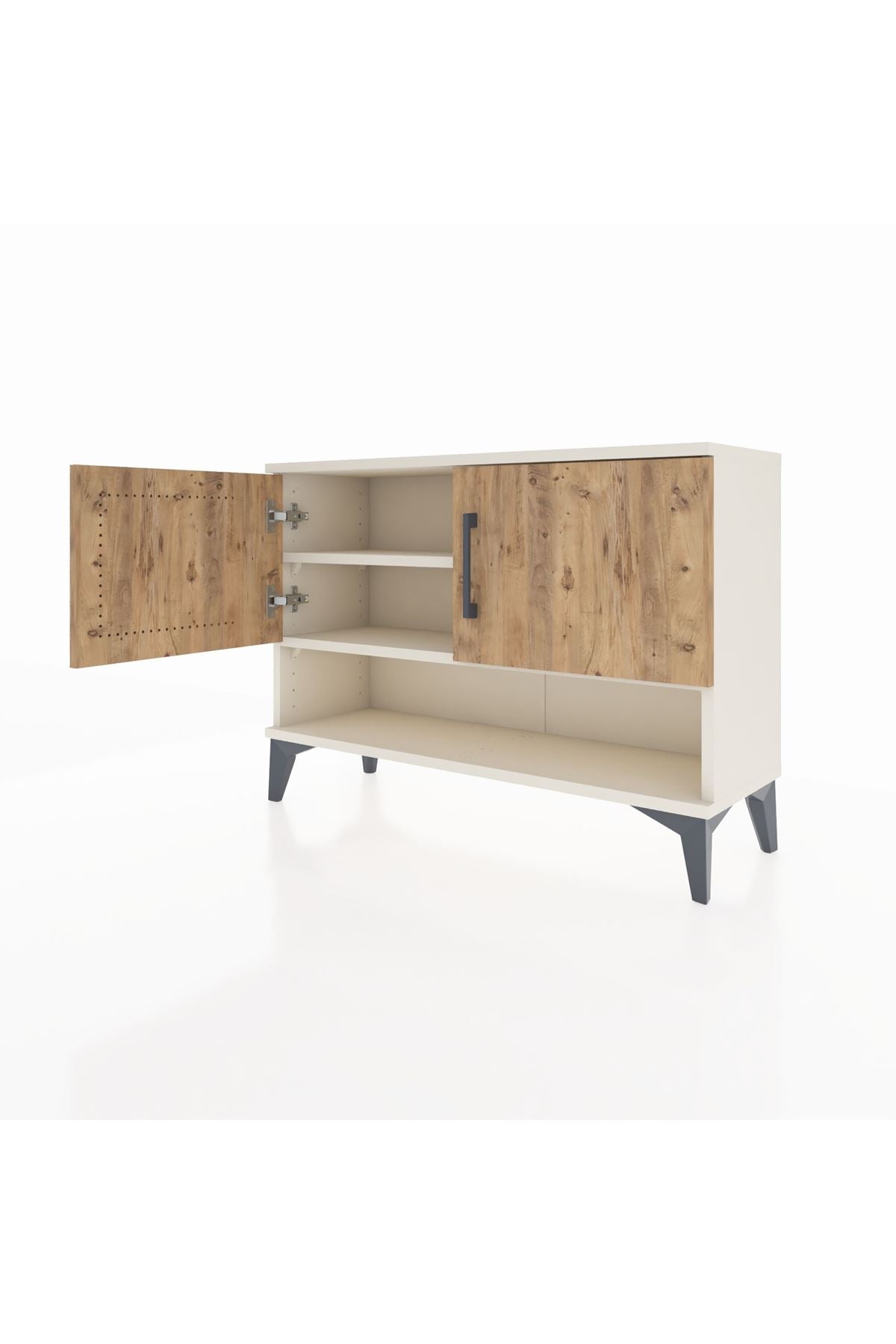 Arges Şifonyer 2 Raflı 2 Kapaklı 88x30x64 - S02M014V3A