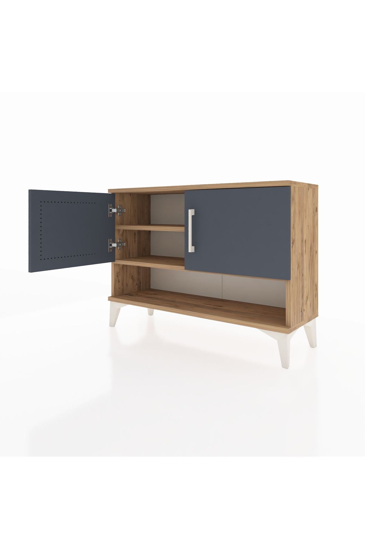 Arges Şifonyer 2 Raflı 2 Kapaklı 88x30x64 - S02M014V8A