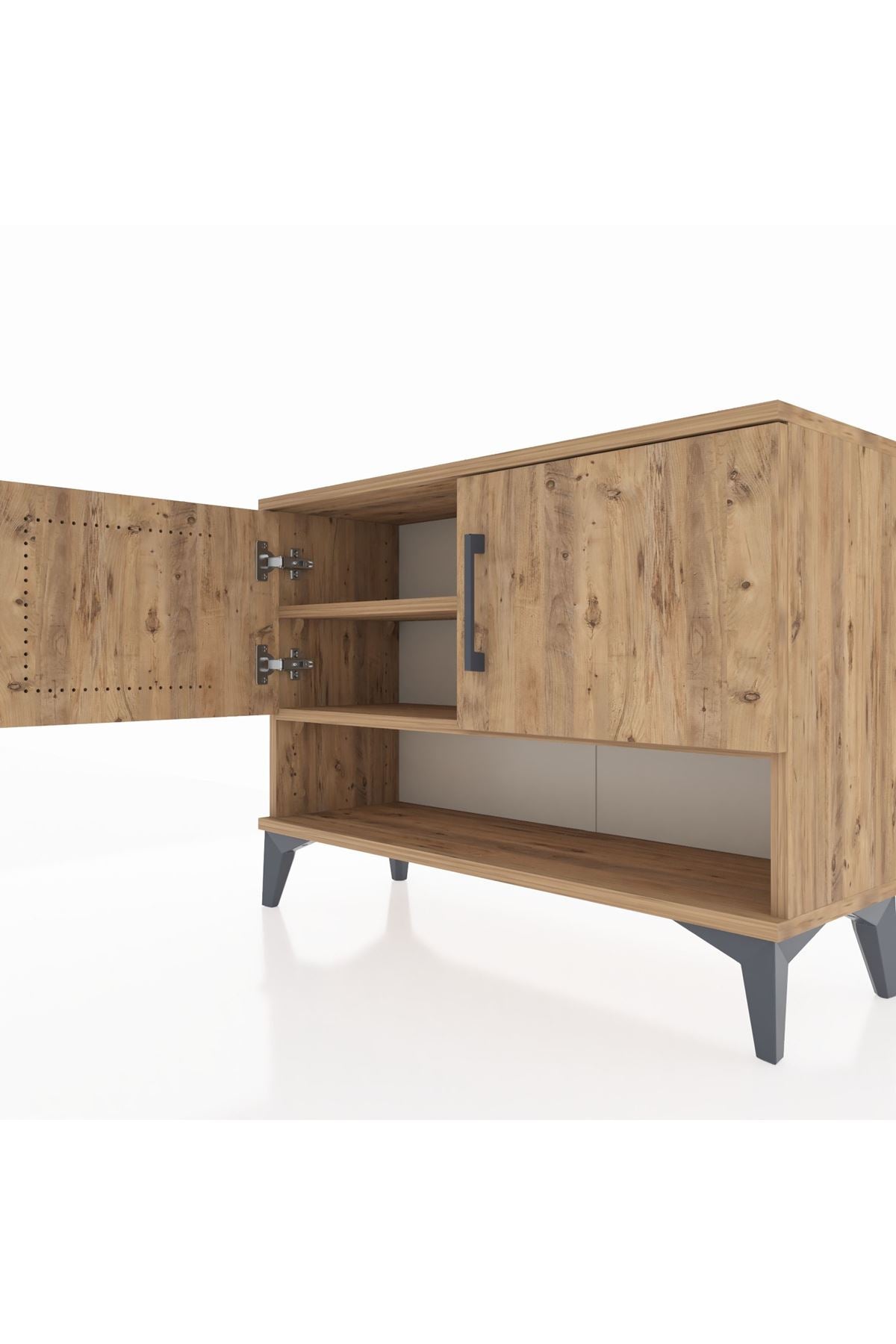 Arges Şifonyer 2 Raflı 2 Kapaklı 88x30x64 - S02M014V9A