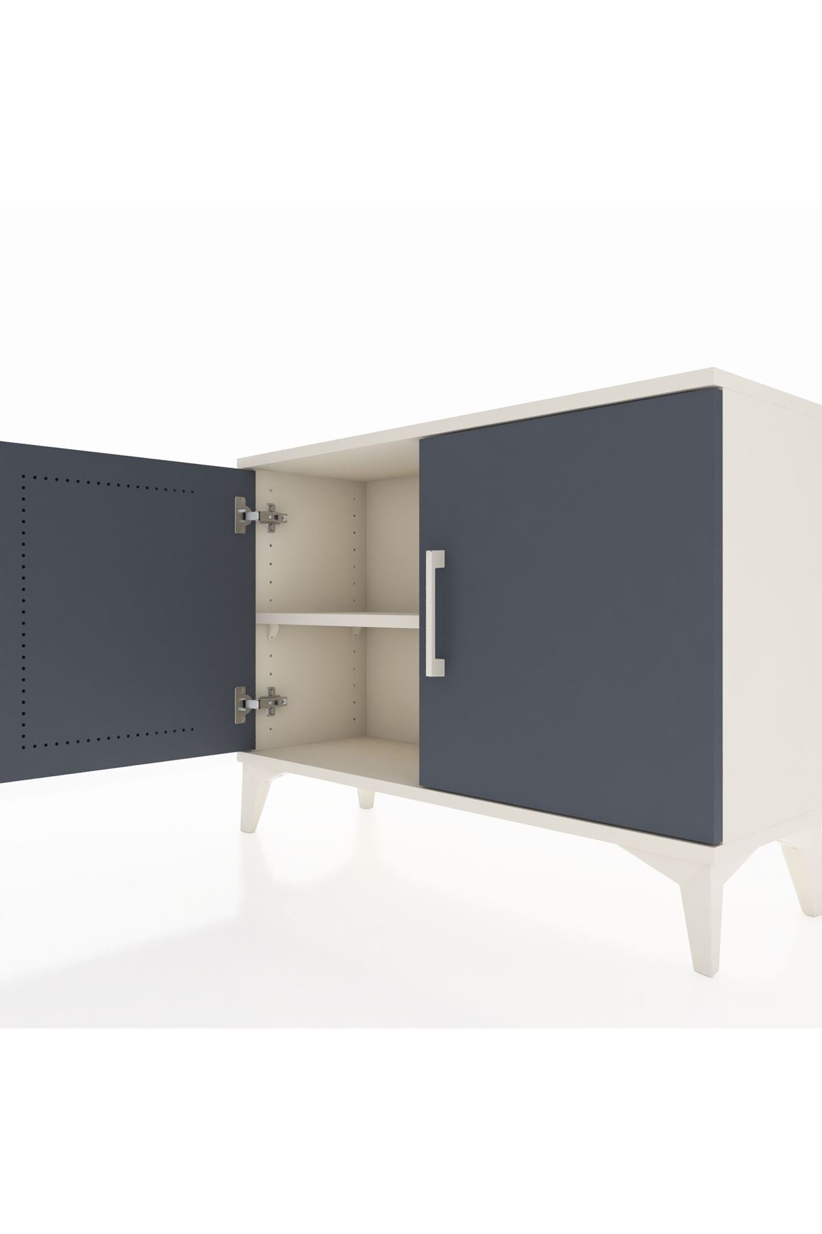 Arges Şifonyer Tek Raflı 2 Kapaklı 88x30x64 - S02M015V2A