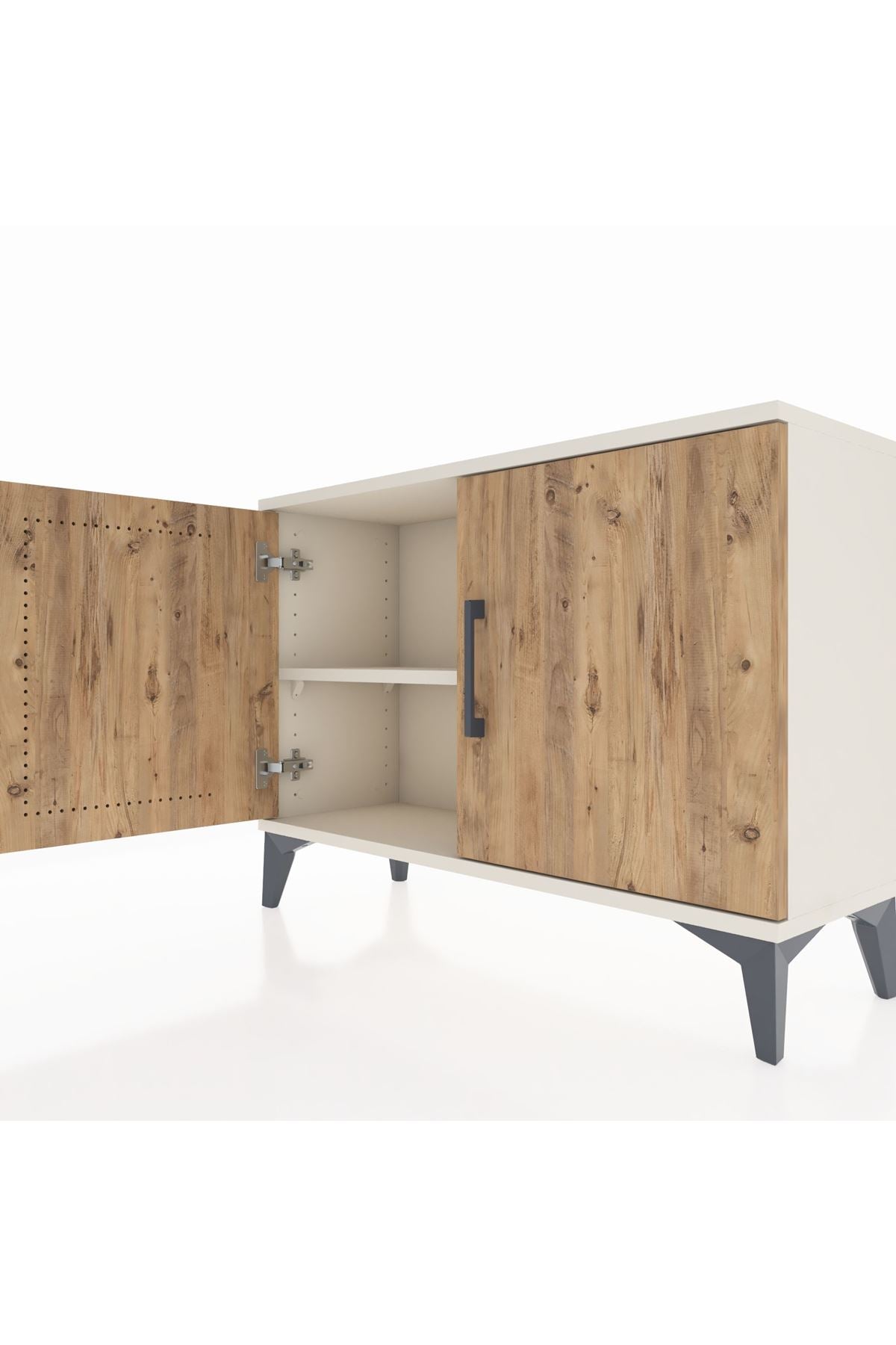 Arges Şifonyer Tek Raflı 2 Kapaklı 88x30x64 - S02M015V3A