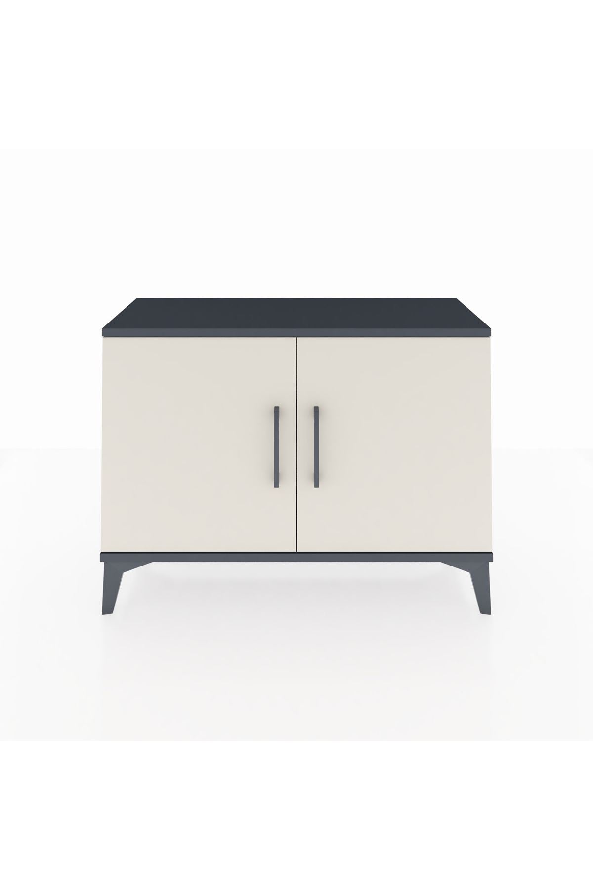 Arges Şifonyer Tek Raflı 2 Kapaklı 88x30x64 - S02M015V4A