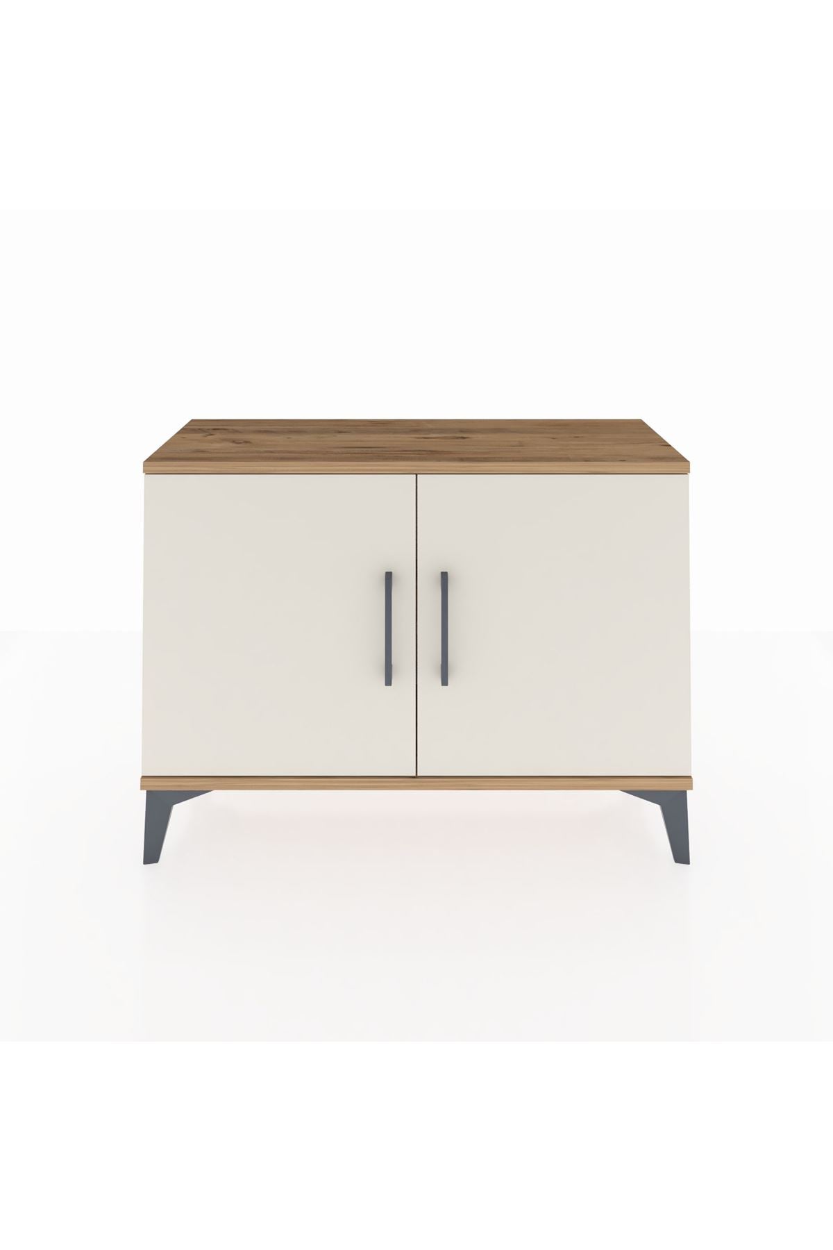 Arges Şifonyer Tek Raflı 2 Kapaklı 88x30x64 - S02M015V7A
