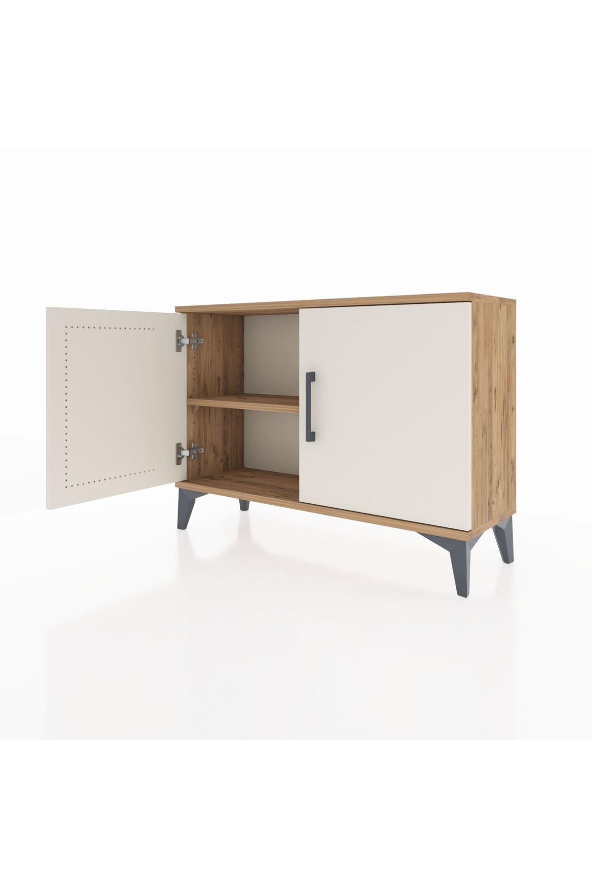 Arges Şifonyer Tek Raflı 2 Kapaklı 88x30x64 - S02M015V7A