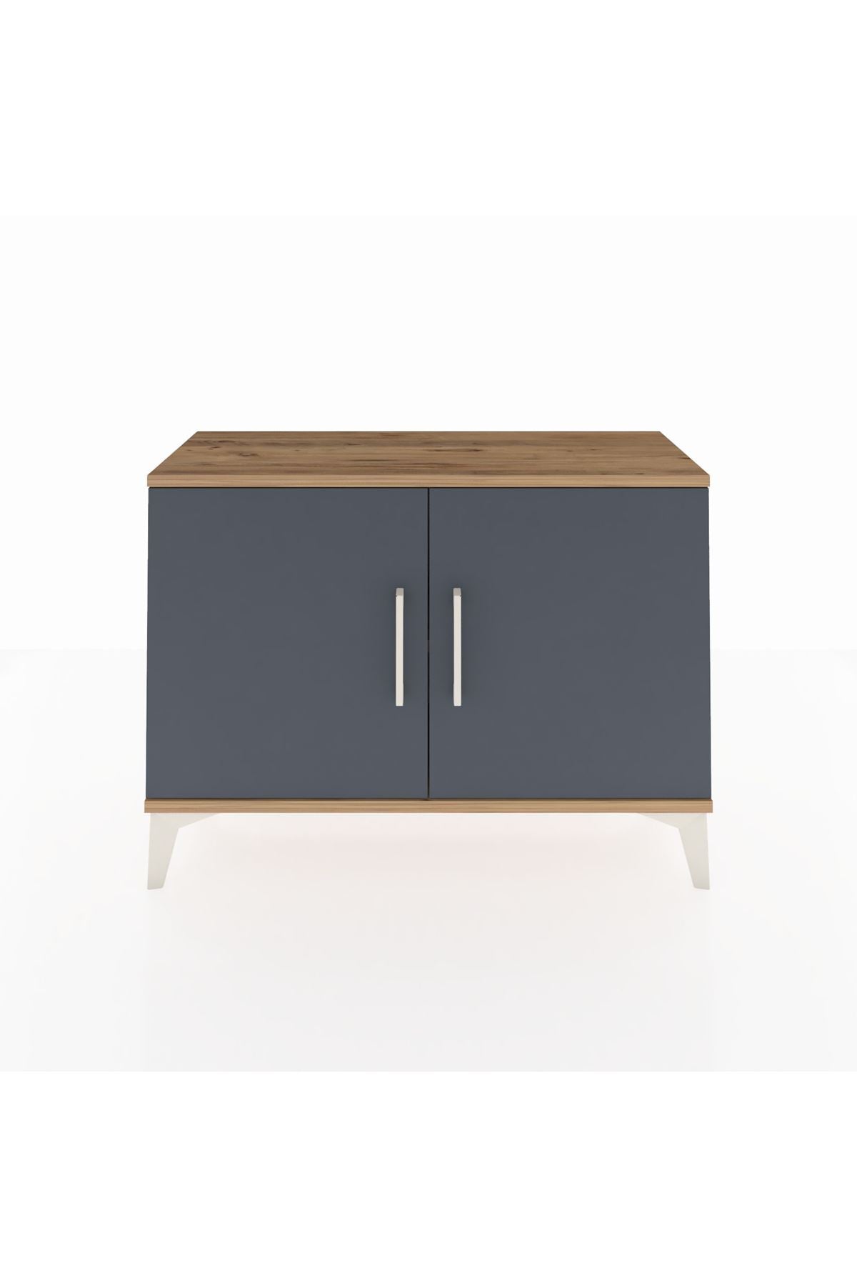 Arges Şifonyer Tek Raflı 2 Kapaklı 88x30x64 - S02M015V8A
