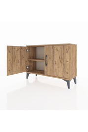 Arges Şifonyer Tek Raflı 2 Kapaklı 88x30x64 - S02M015V9A