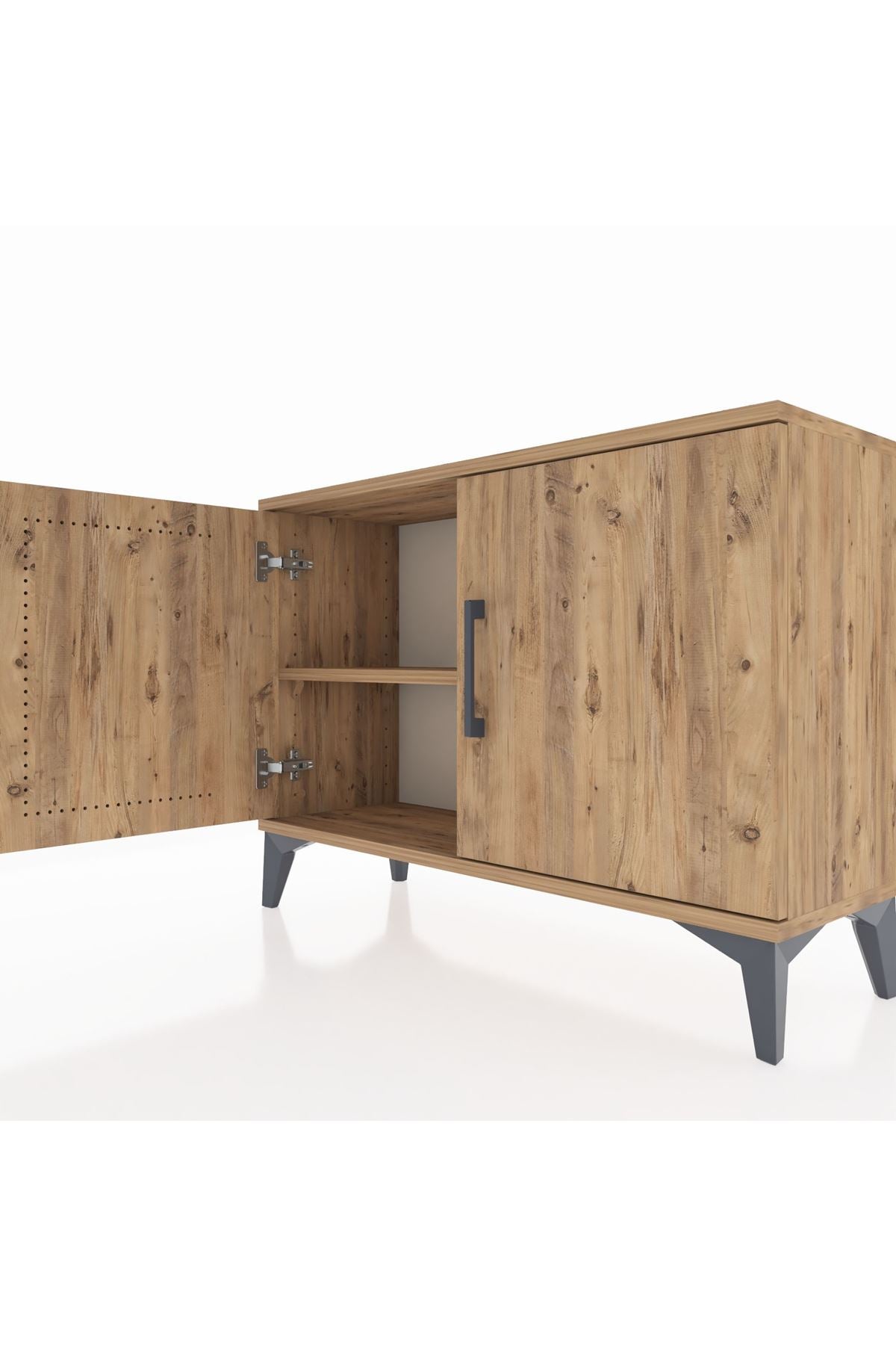 Arges Şifonyer Tek Raflı 2 Kapaklı 88x30x64 - S02M015V9A