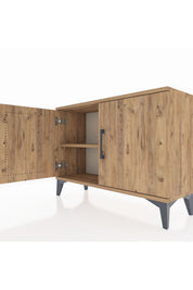 Arges Şifonyer Tek Raflı 2 Kapaklı 88x30x64 - S02M015V9A