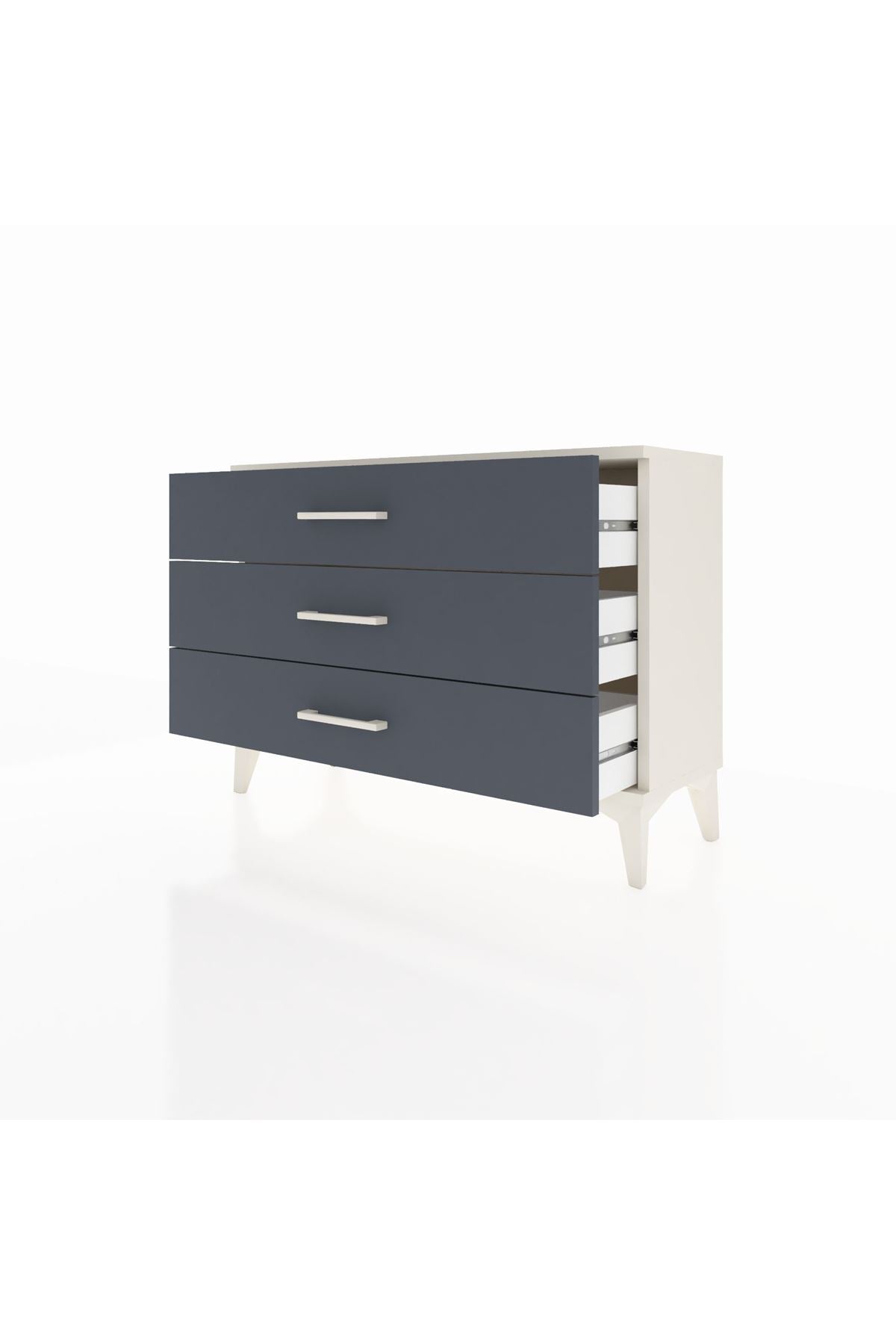 Arges Şifonyer 3 Çekmeceli 88x30x64 - S02M001V2A