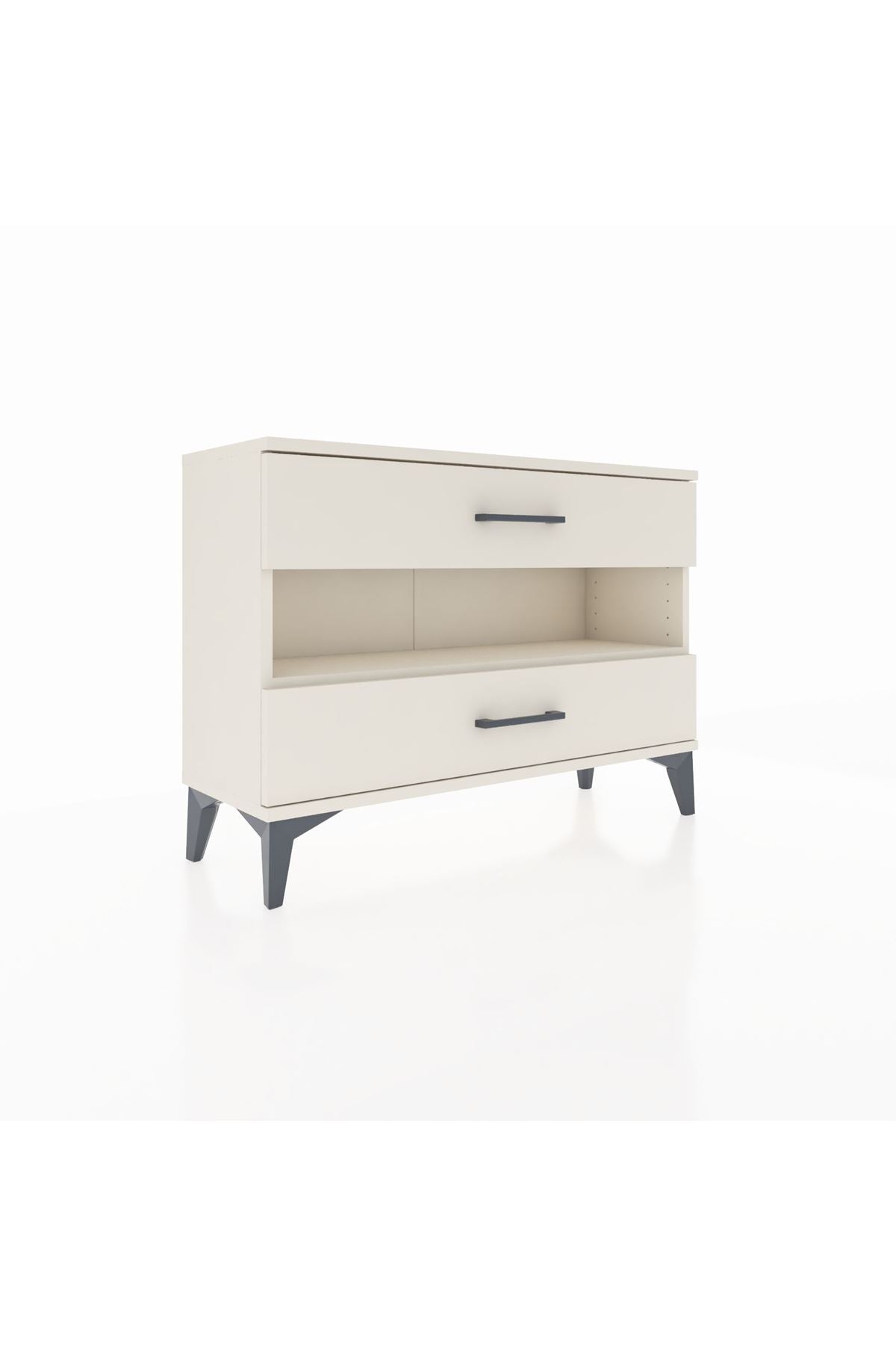 Arges Şifonyer Tek Raflı 2 Çekmeceli 88x30x64 - S02M003V1A