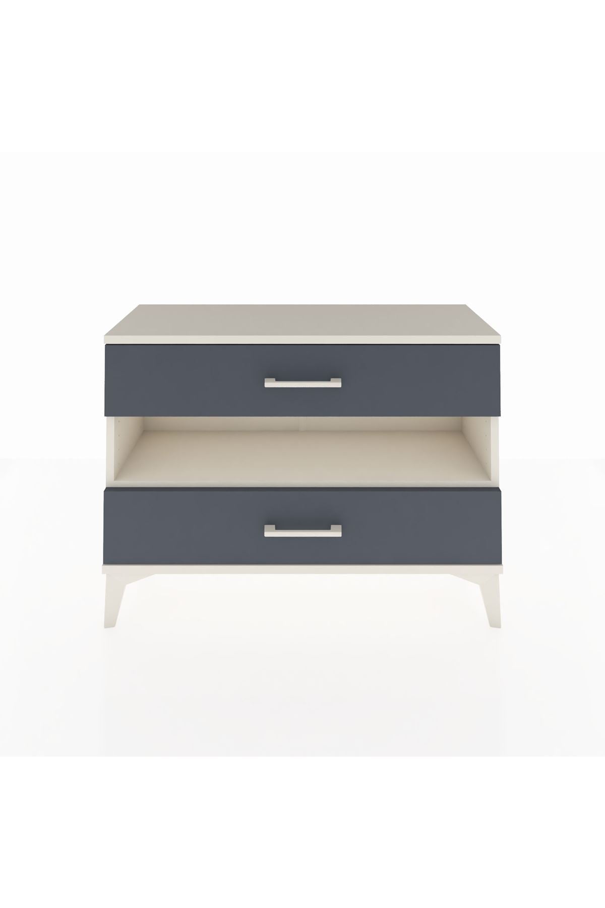 Arges Şifonyer Tek Raflı 2 Çekmeceli 88x30x64 - S02M003V2A