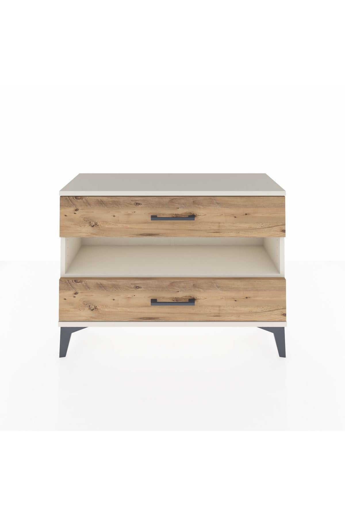 Arges Şifonyer Tek Raflı 2 Çekmeceli 88x30x64 - S02M003V3A