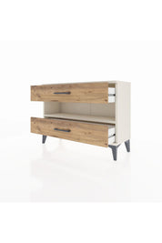 Arges Şifonyer Tek Raflı 2 Çekmeceli 88x30x64 - S02M003V3A