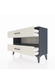 Arges Şifonyer Tek Raflı 2 Çekmeceli 88x30x64 - S02M003V4A