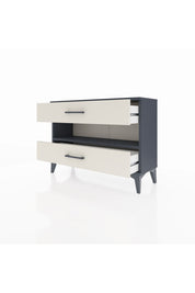 Arges Şifonyer Tek Raflı 2 Çekmeceli 88x30x64 - S02M003V4A