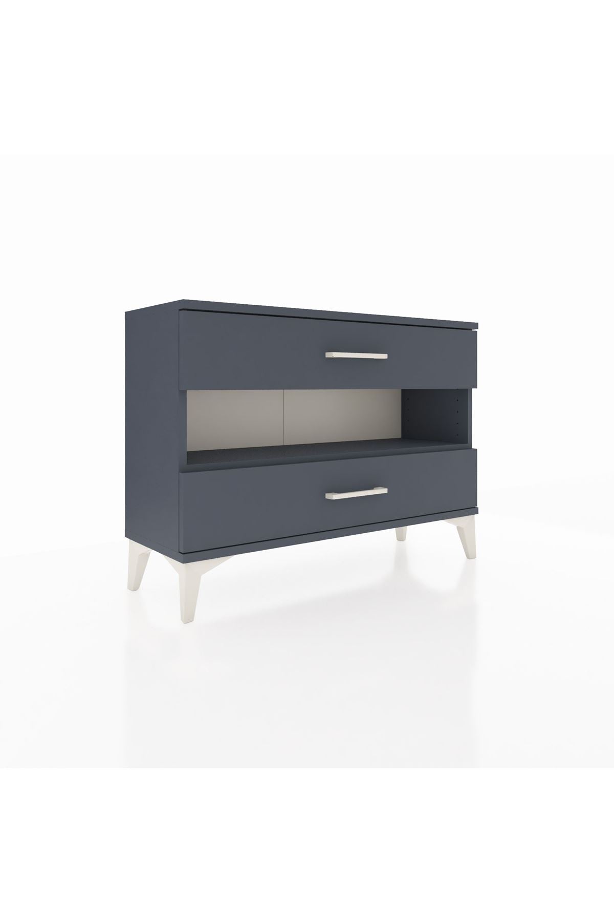 Arges Şifonyer Tek Raflı 2 Çekmeceli 88x30x64 - S02M003V5A