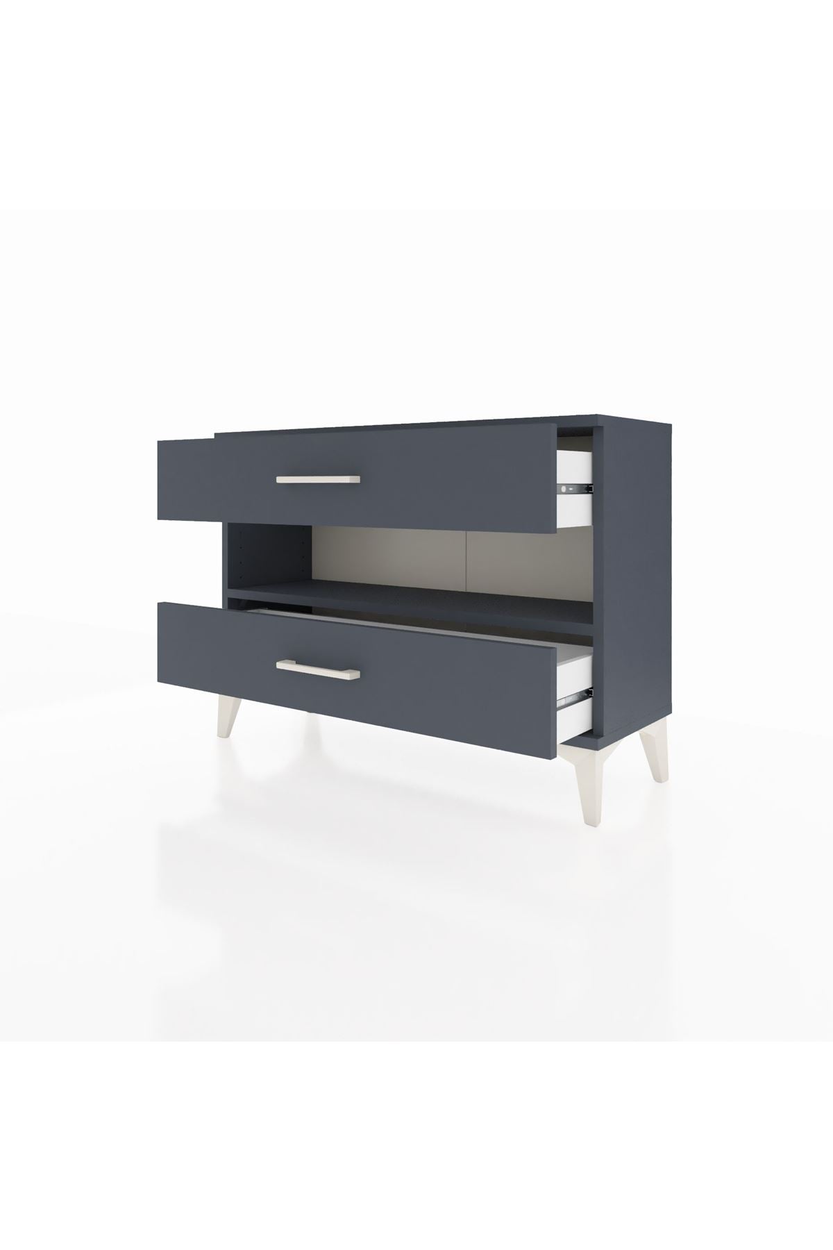 Arges Şifonyer Tek Raflı 2 Çekmeceli 88x30x64 - S02M003V5A
