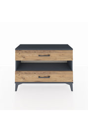 Arges Şifonyer Tek Raflı 2 Çekmeceli 88x30x64 - S02M003V6A